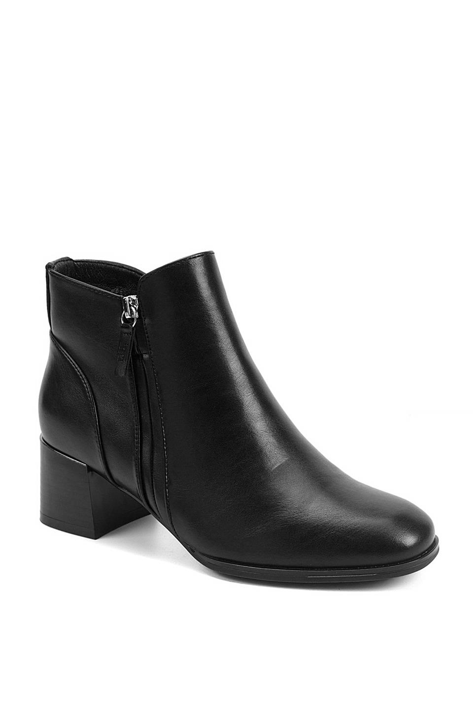 İnci A102042123 5W Star 5PR Kadın Topuklu Bot Siyah