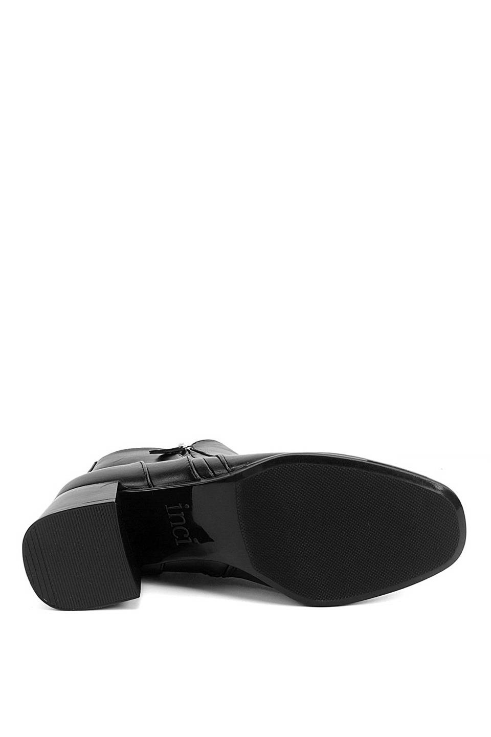 İnci A102042123 5W Star 5PR Kadın Topuklu Bot Siyah