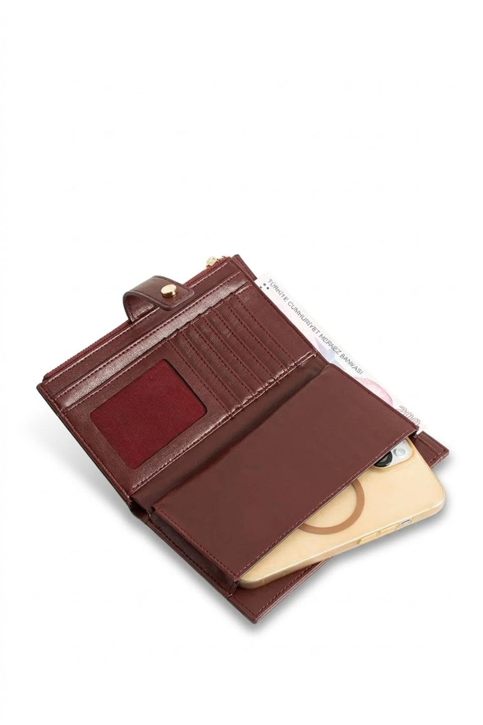 Jacquline CLCZ049C Kadın Cüzdan Bordo