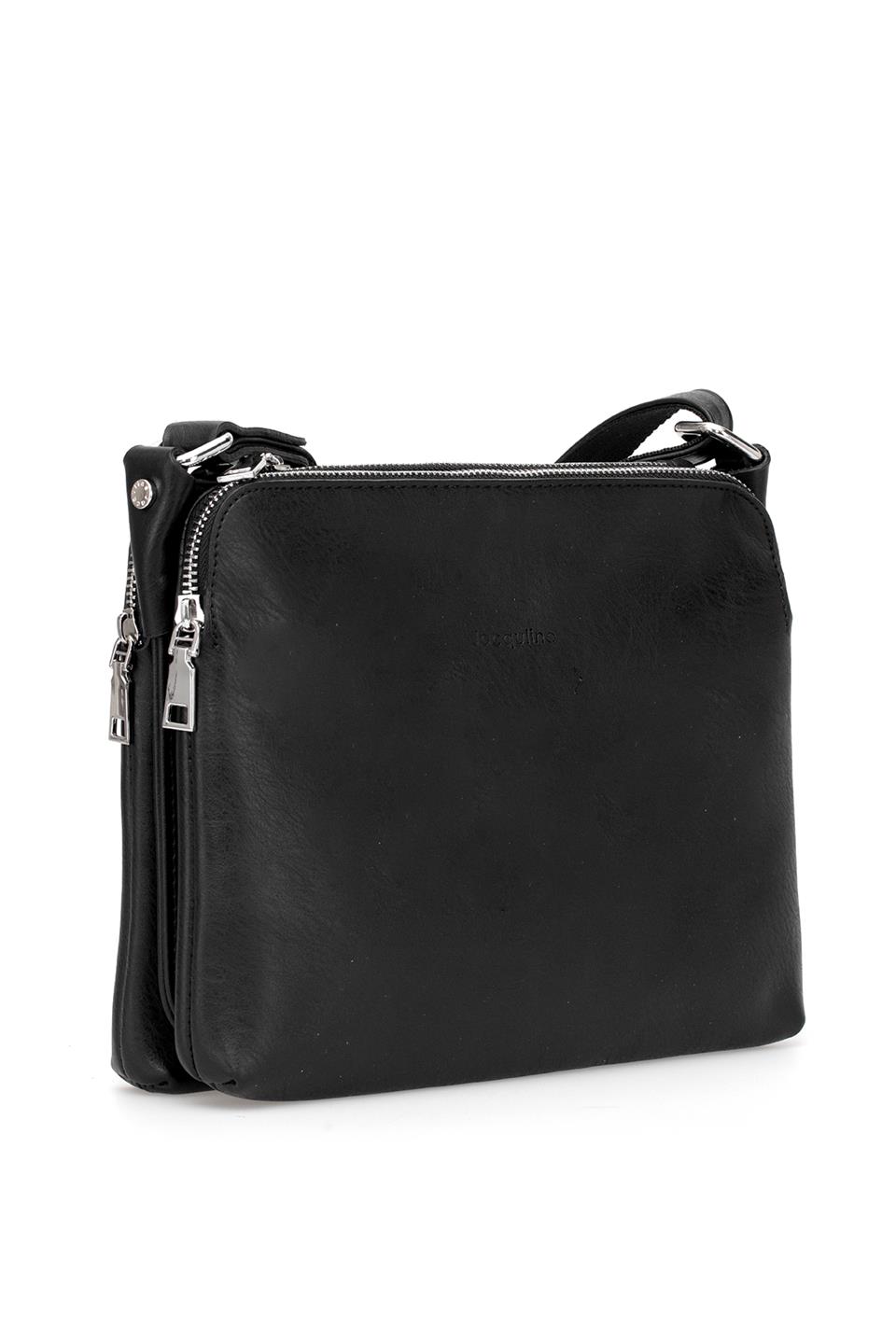 Jacquline CLIM332-7C Kadın Omuz Çantası Siyah