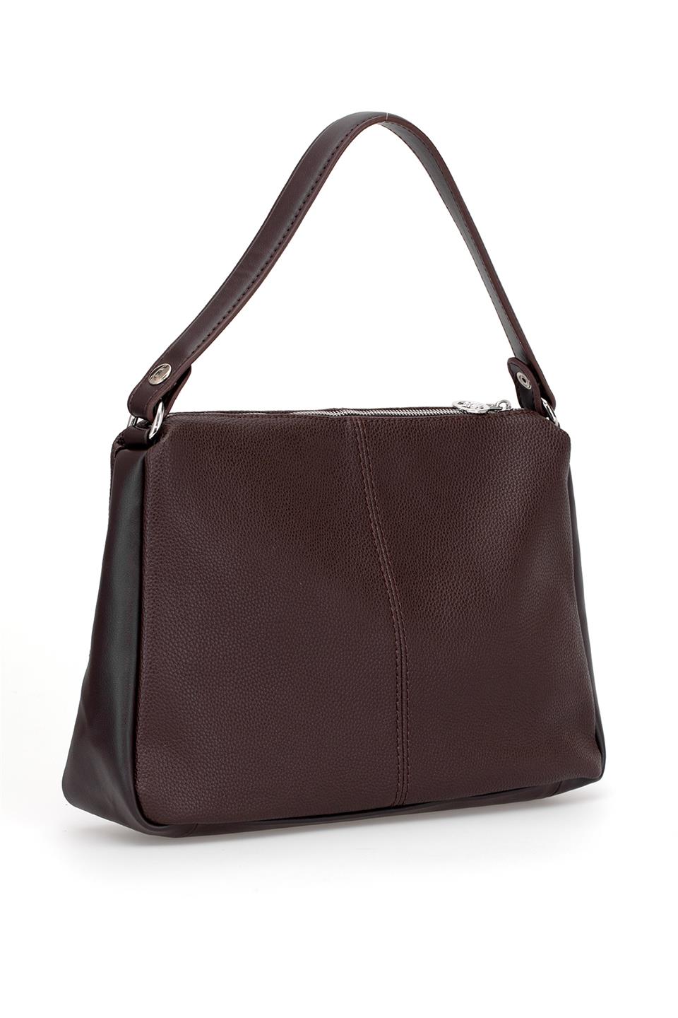 Jacquline CLIM559-1C Kadın Omuz Çantası Kahverengi