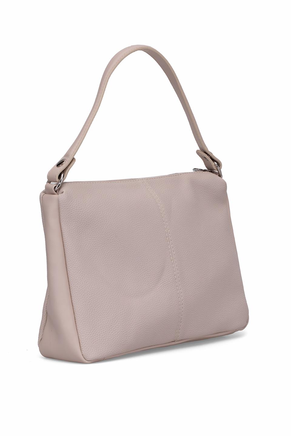 Jacquline CLIM559-1C Kadın Omuz Çantası Bej