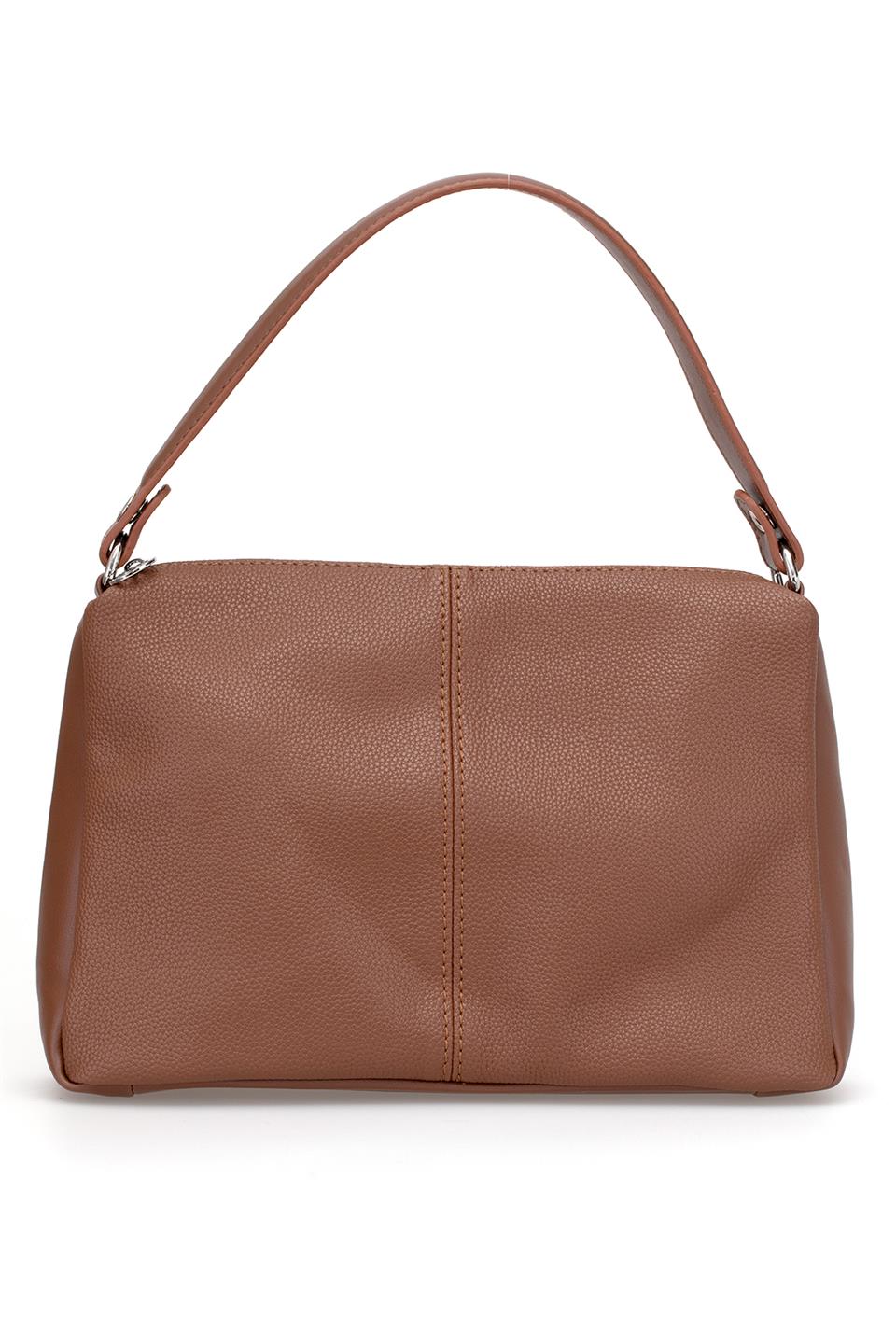 Jacquline CLIM559-1C Kadın Omuz Çantası Taba