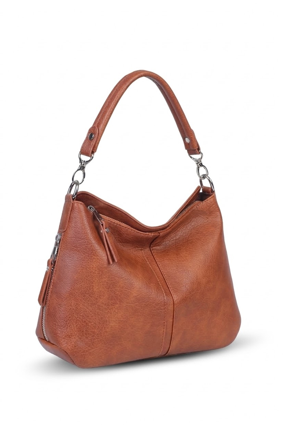 Jacquline CLIM561-1C Kadın Omuz Çantası Taba