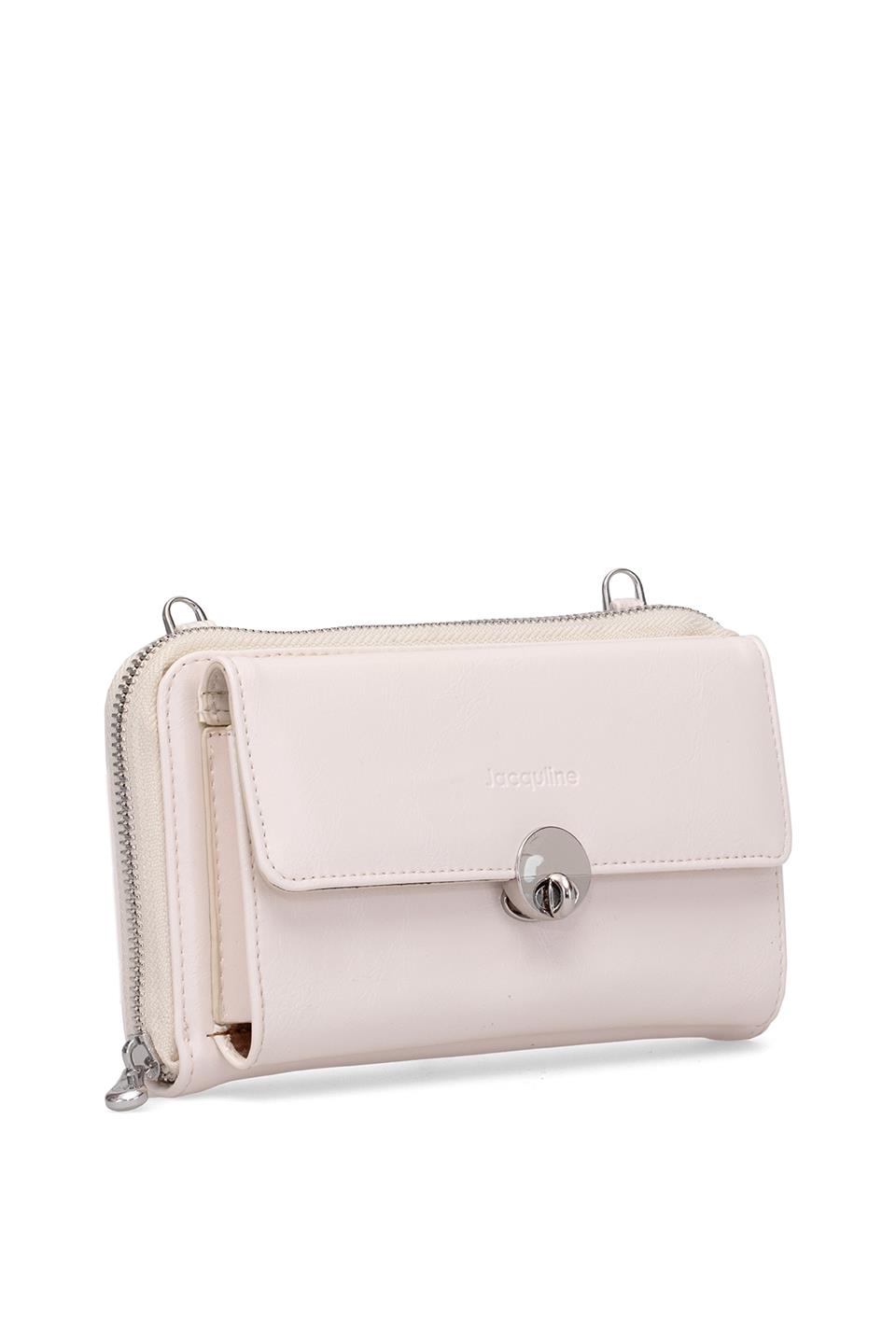 Jacquline CLIM598C Kadın El Çantası Bej