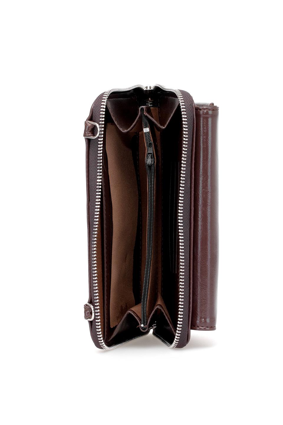 Jacquline CLIM598C Kadın El Çantası Kahverengi