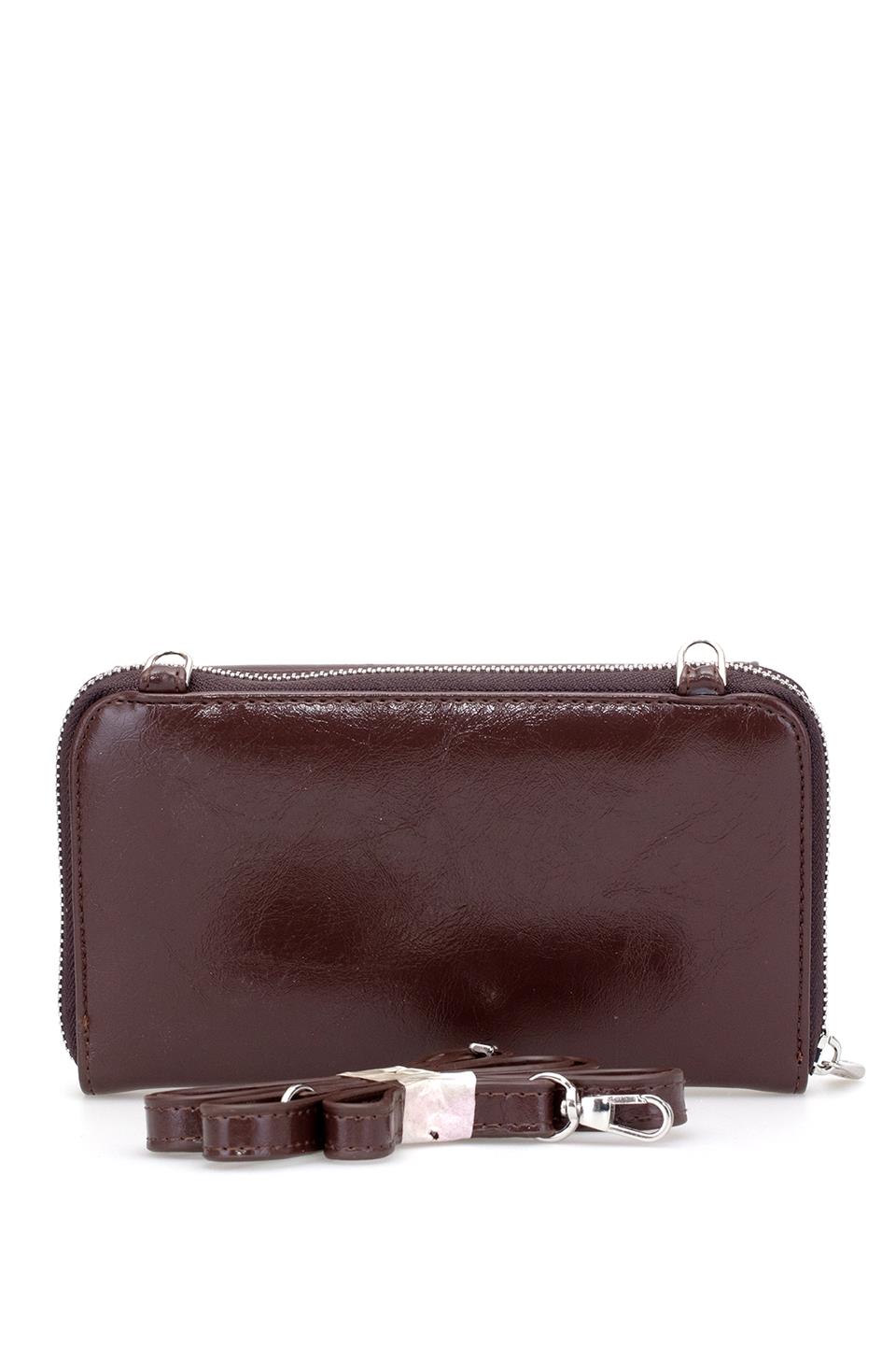 Jacquline CLIM598C Kadın El Çantası Kahverengi