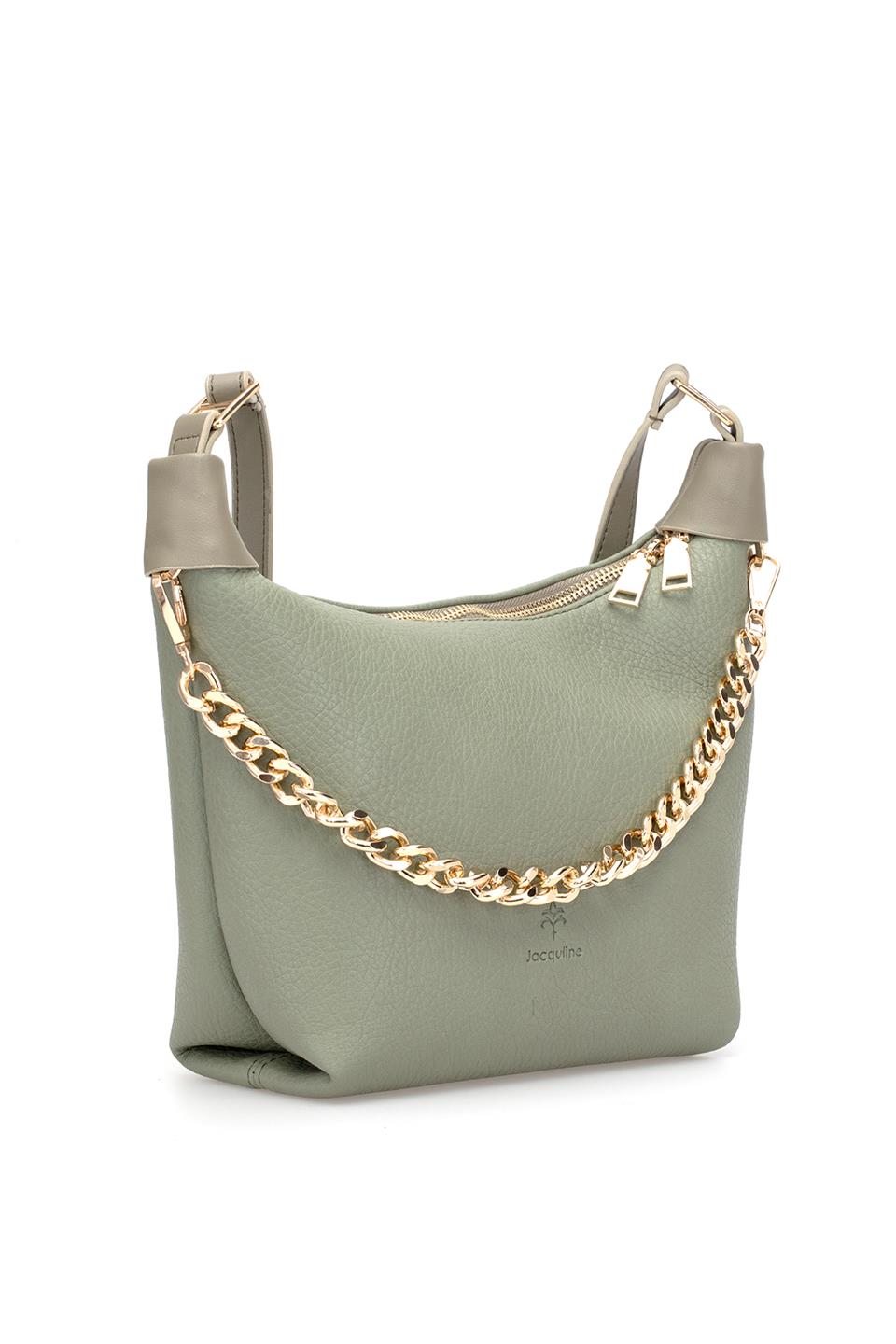 Jacquline CLIM600C Kadın Omuz Çantası Yeşil