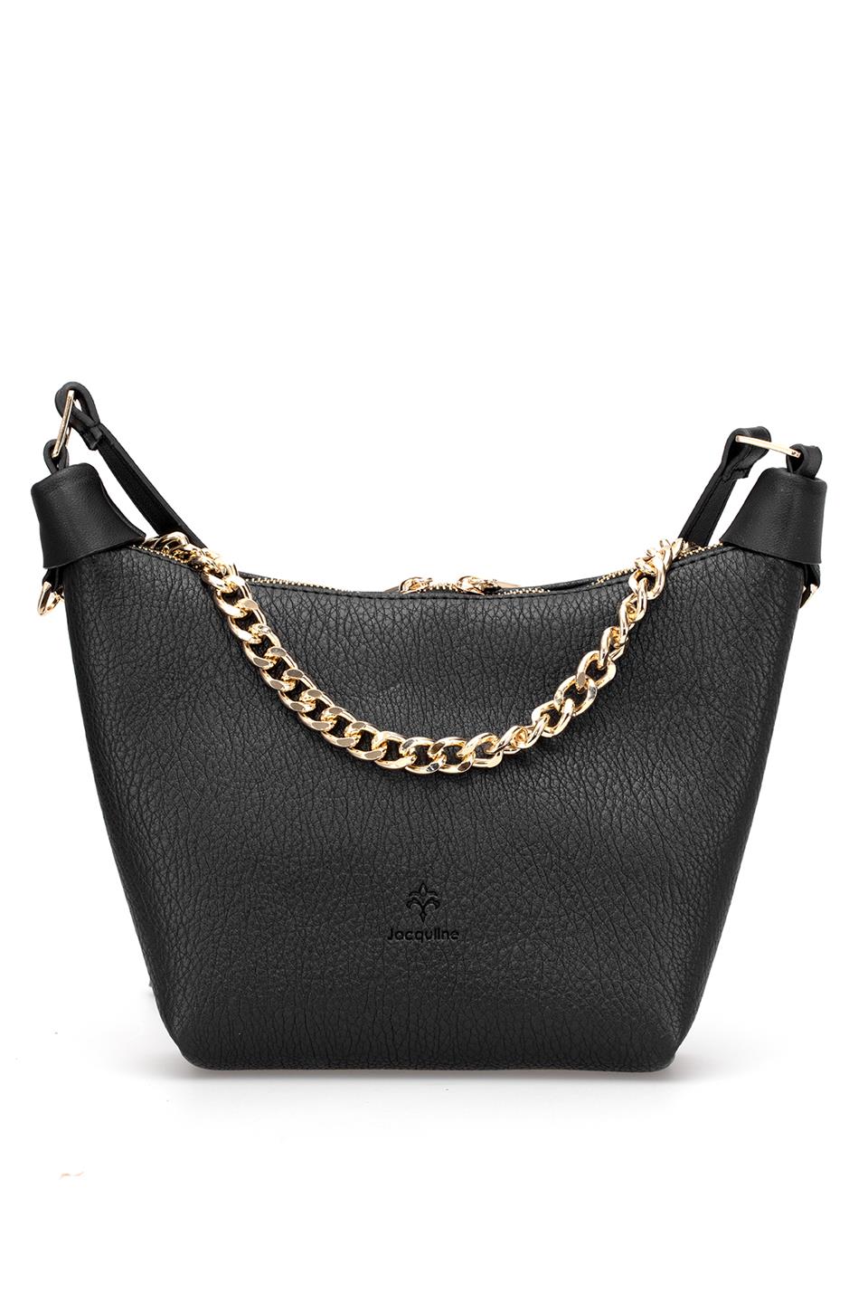 Jacquline CLIM600C Kadın Omuz Çantası Siyah