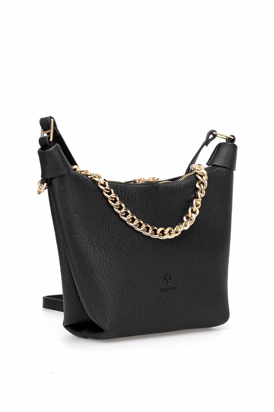 Jacquline CLIM600C Kadın Omuz Çantası Siyah