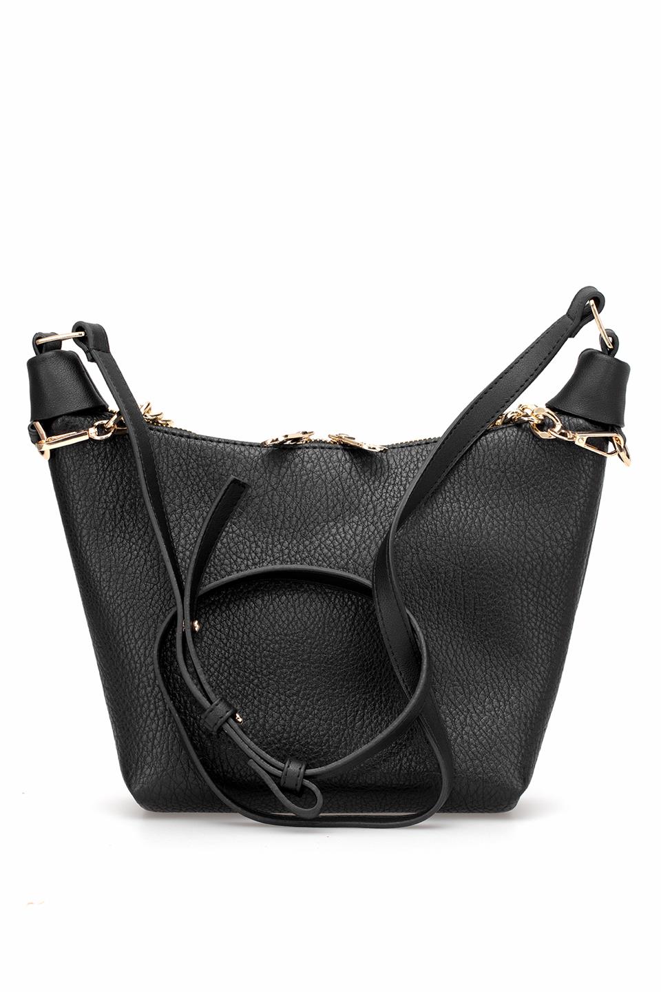 Jacquline CLIM600C Kadın Omuz Çantası Siyah