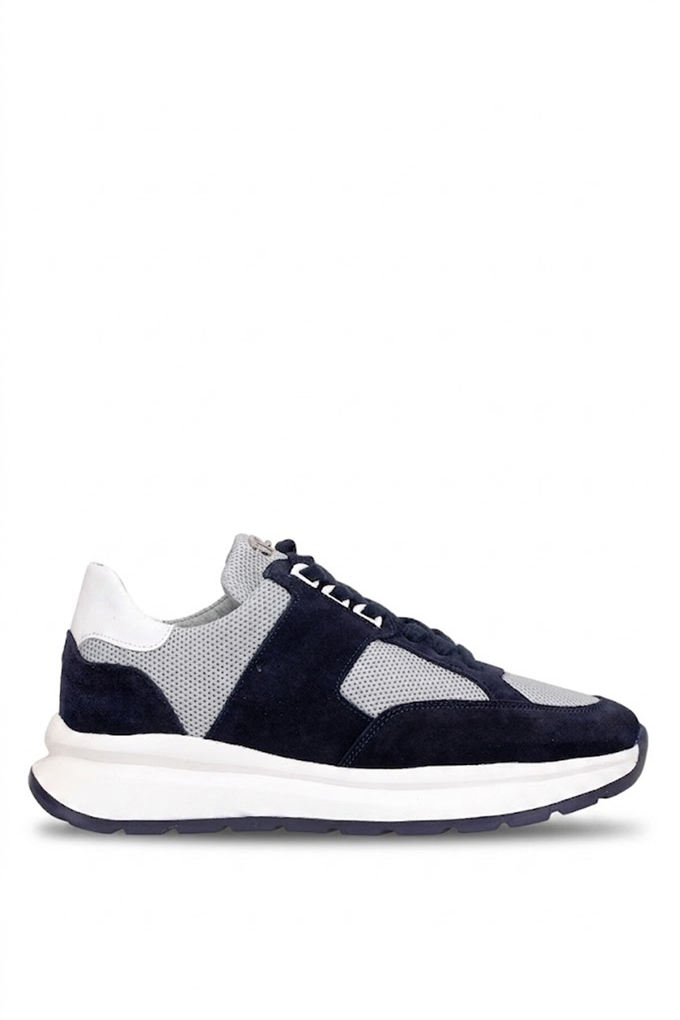 John Richardo 24298 Erkek Hakiki Deri Klasik Sneaker Lacivert