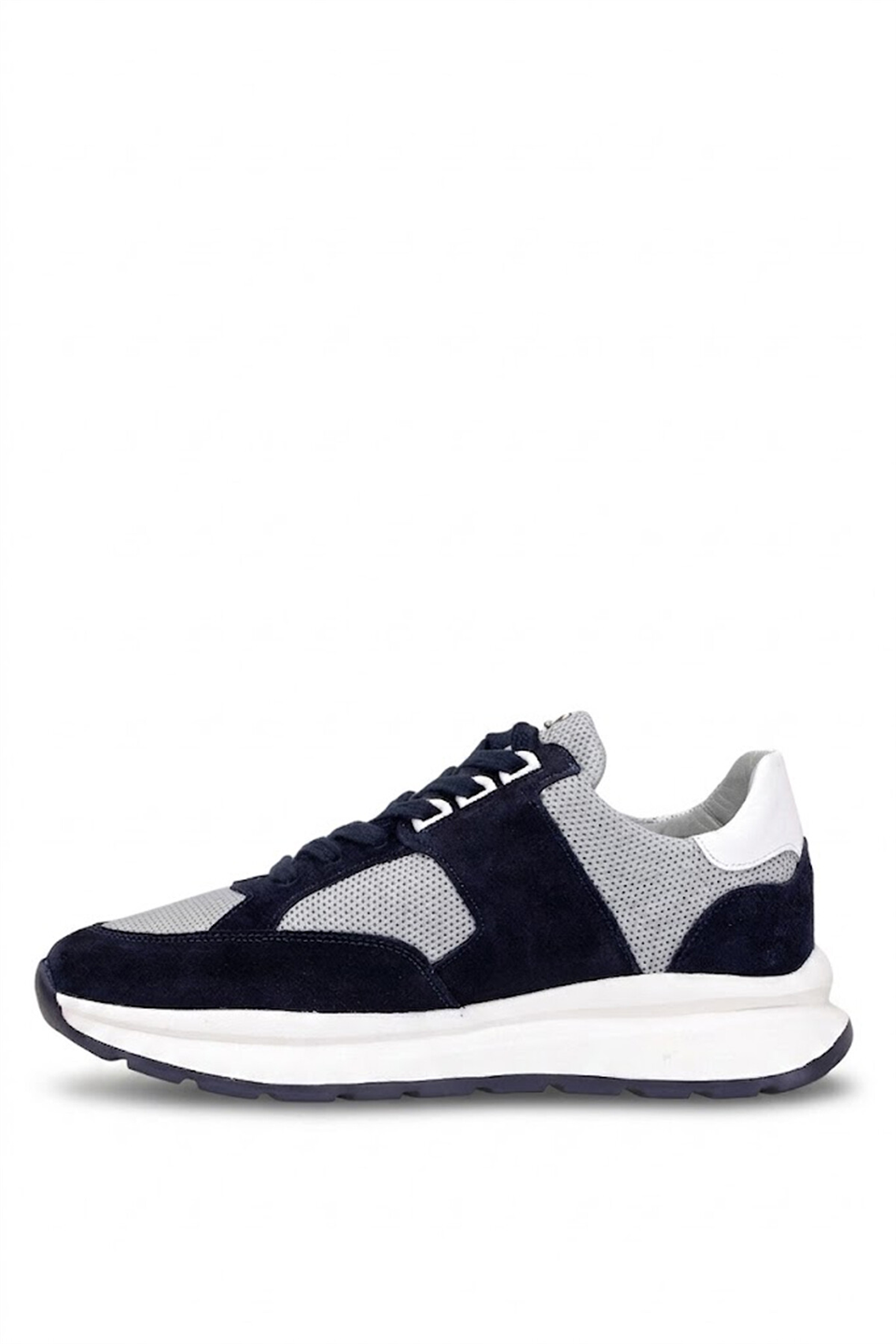 John Richardo 24298 Erkek Hakiki Deri Klasik Sneaker Lacivert