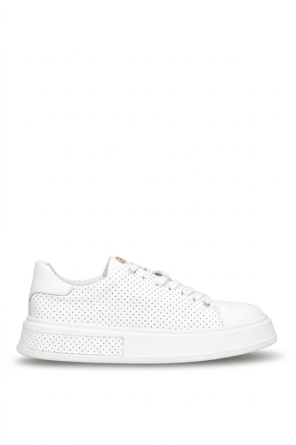 John Richardo 24408 Erkek Hakiki Deri Klasik Sneaker Beyaz