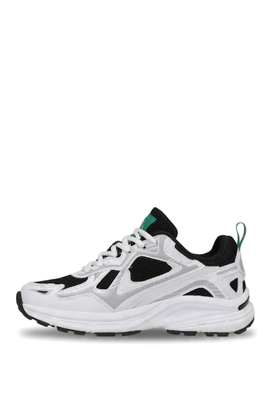 Kappa KP-1017Z Porto Riko Kadın Klasik Sneaker Beyaz - Siyah