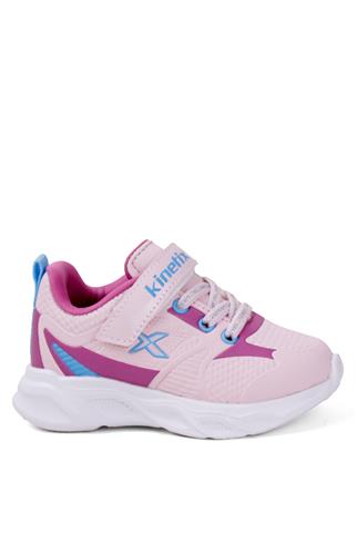 Kinetix 101741693 4F Lister PU J B 4PR Bebe Kız Çocuk Yürüyüş Ayakkabısı Pembe