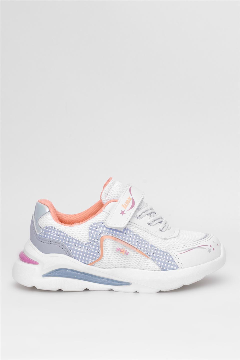 Kinetix 101952452 5P Josie P 5FX Patik Kız Çocuk Yürüyüş Ayakkabısı Beyaz - Mavi