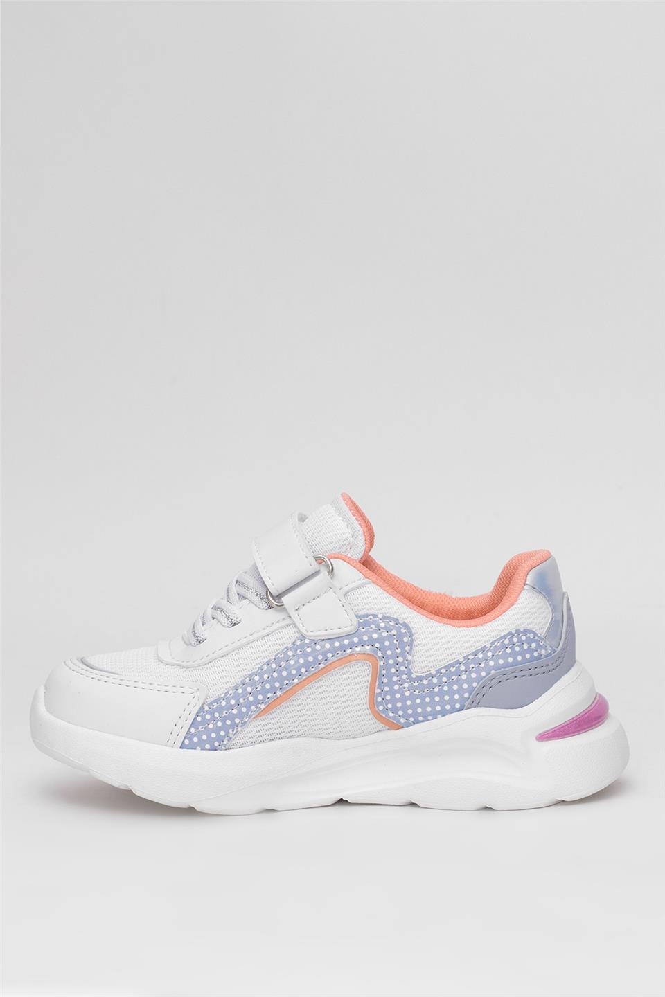 Kinetix 101952452 5P Josie P 5FX Patik Kız Çocuk Yürüyüş Ayakkabısı Beyaz - Mavi