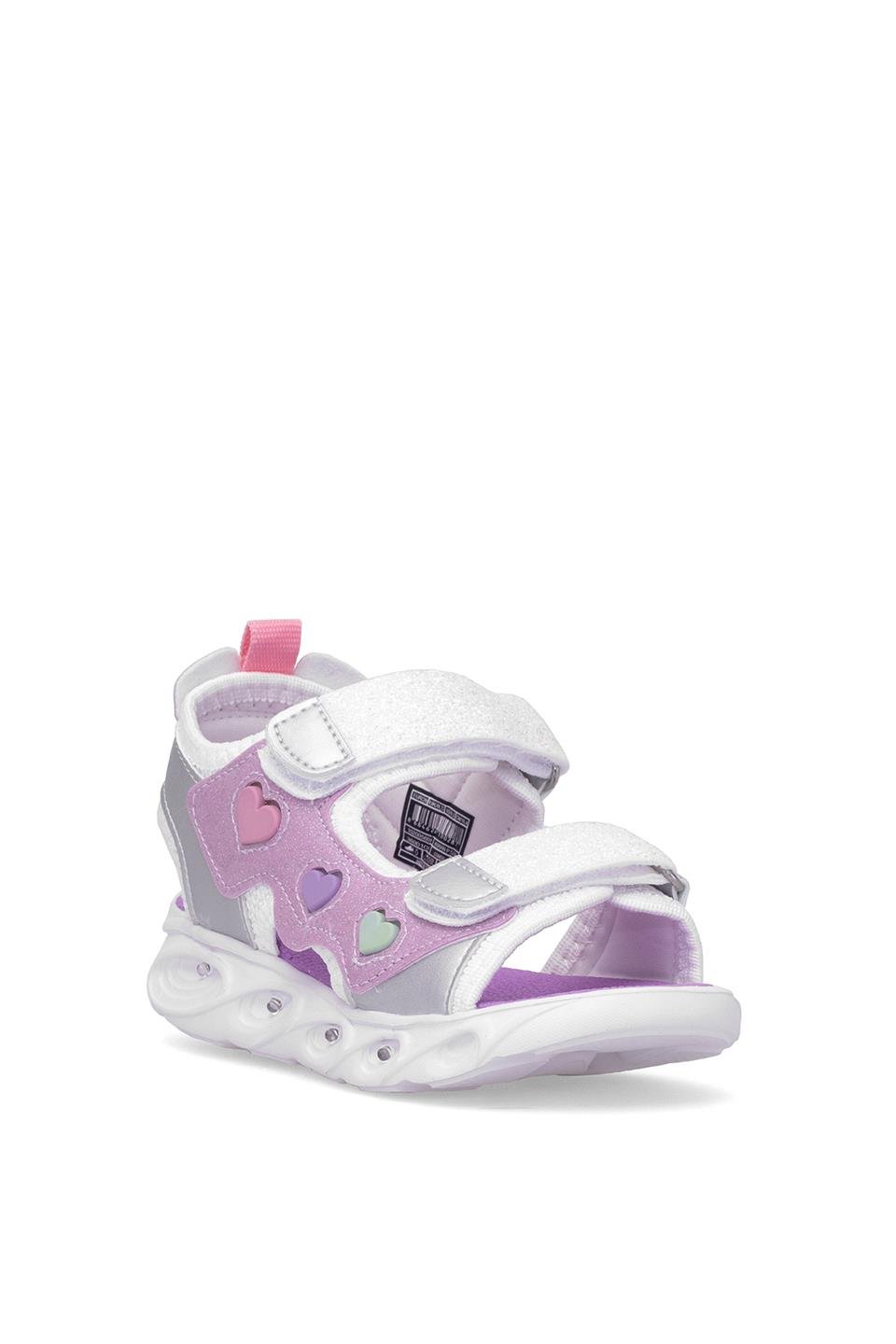 Kinetix 102005896 5M Asran P 5FX Kız Çocuk Düz Sandalet Gümüş
