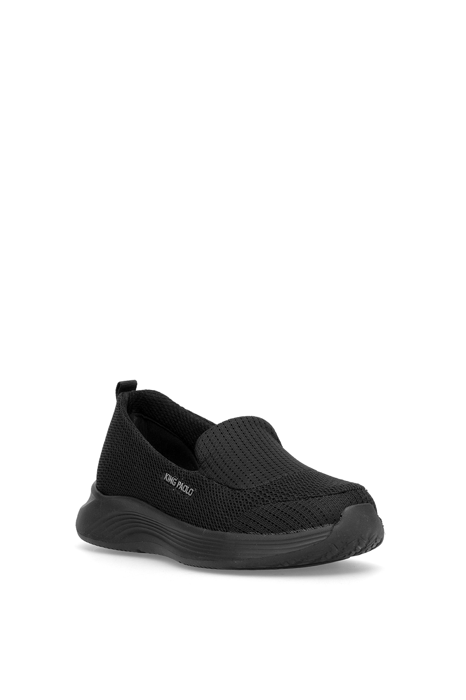 King Paolo H5182 Cips Krakers Kadın Memory Foam Klasik Sneaker Siyah