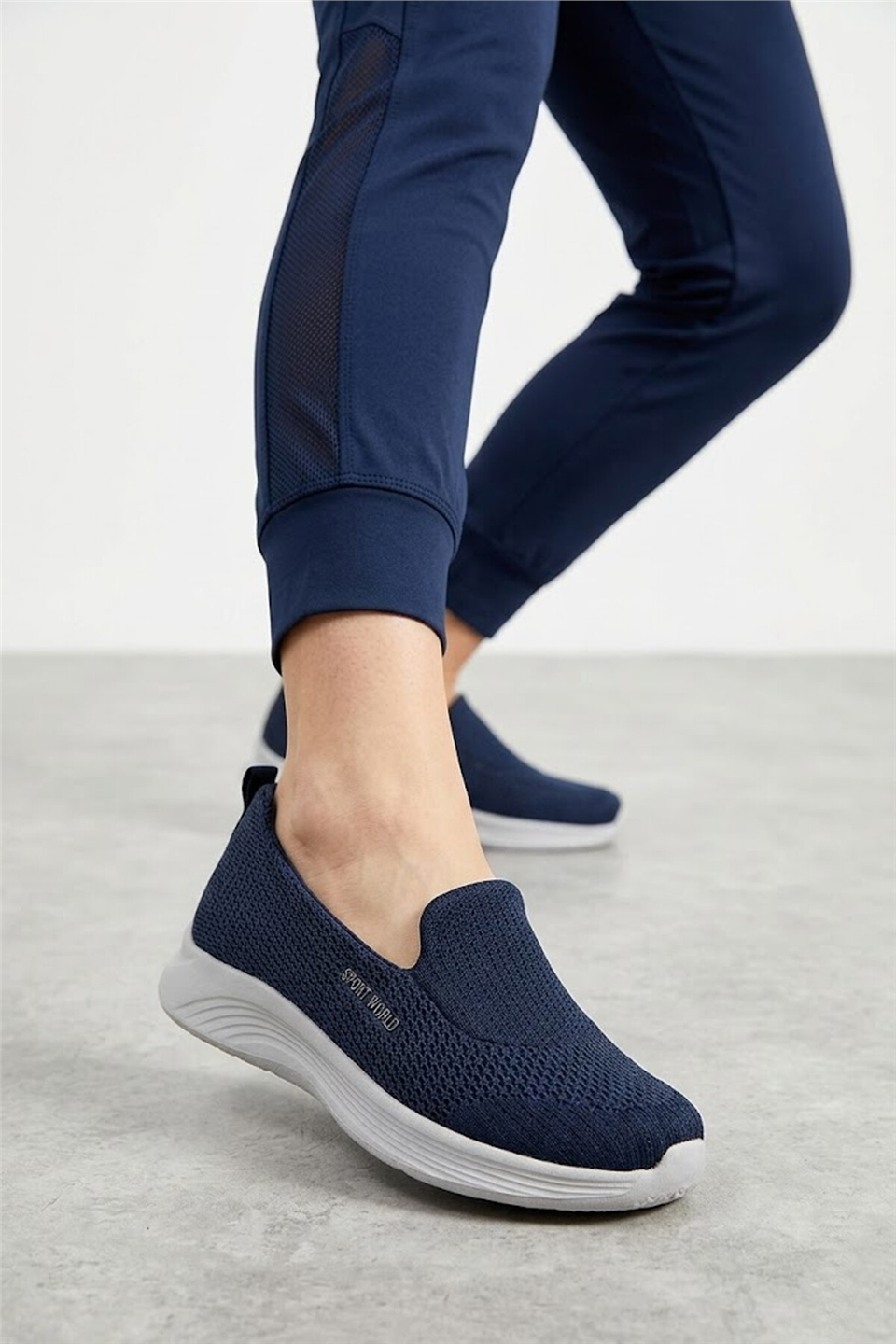 King Paolo H5182 Cips Krakers Kadın Memory Foam Klasik Sneaker Lacivert