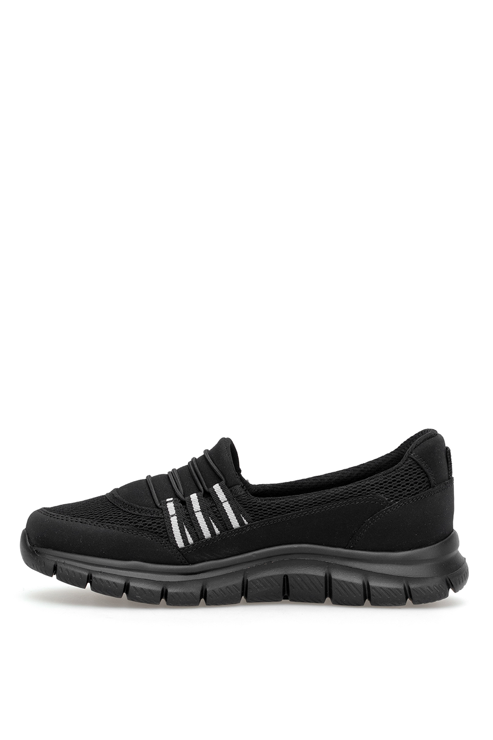 King Paolo K5226 Familia Kadın Memory Foam Casual Ayakkabısı Siyah