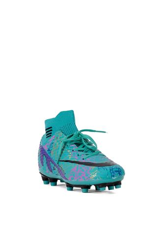 LaLiga Air 565 Erkek Çoraplı Krampon Turkuaz