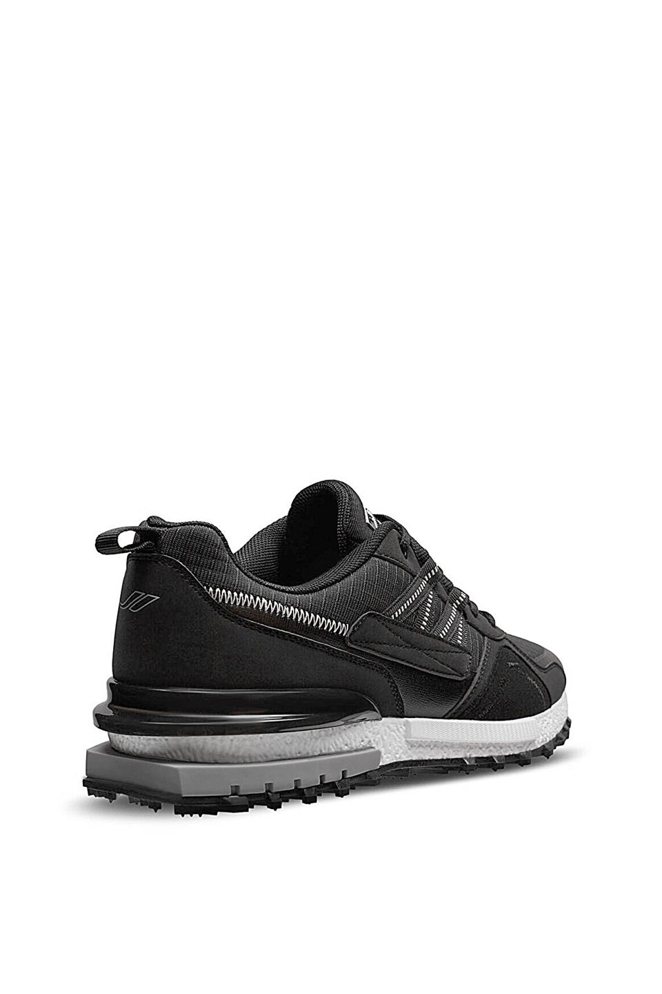 Lescon 25NAE00CSMSM Cosmos Walking Erkek Klasik Sneaker Siyah