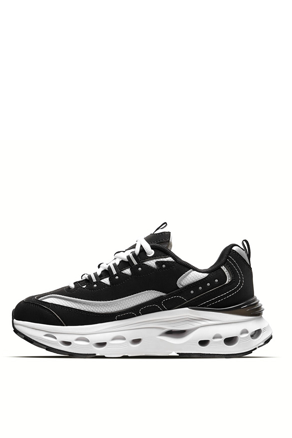 Lescon 26YBAU00ANITU Anita Easystep Kadın Klasik Sneaker Siyah - Beyaz