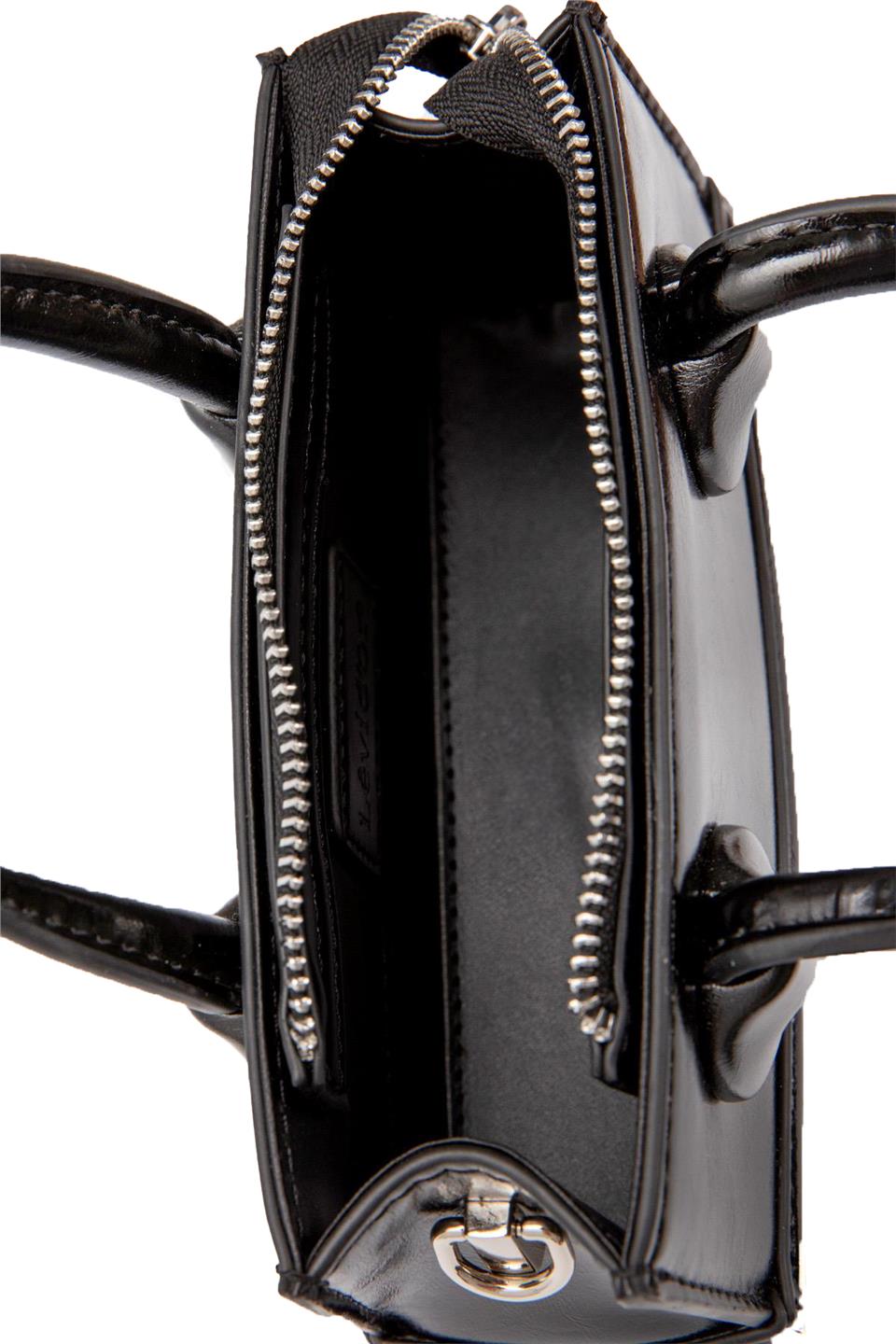 Levidor 930397 Ayarlanabilir Kilit Detaylı Kadın El Çantası Siyah
