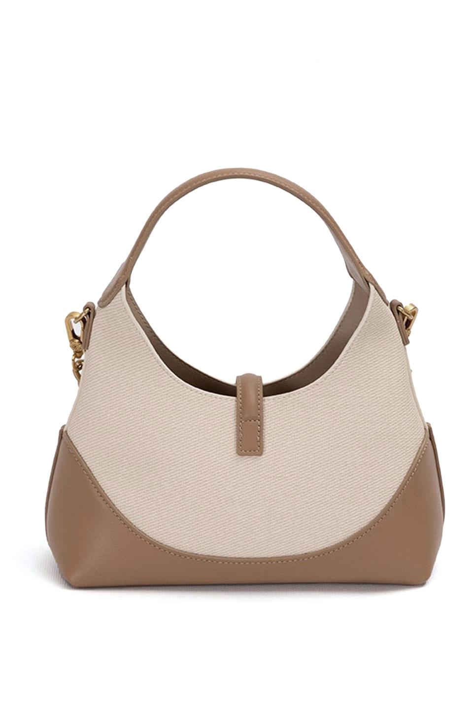 Levidor 930409 Kadın Gold Zincir Aksesuarlı El Çantası Vizon