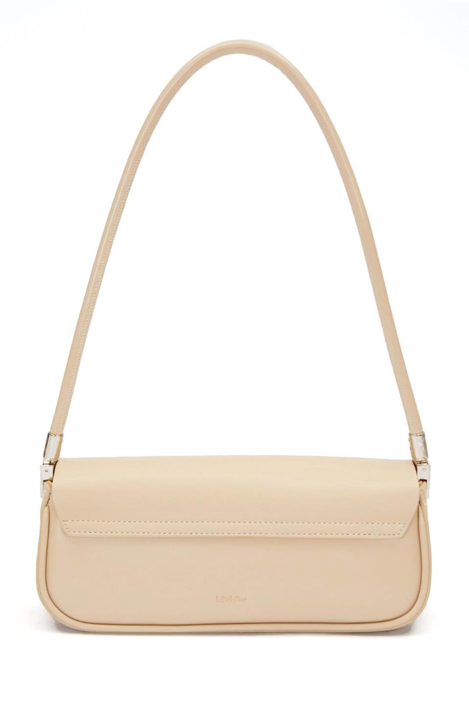 Levidor 930414 Kadın Uzun Askılı Omuz Çantası Vizon