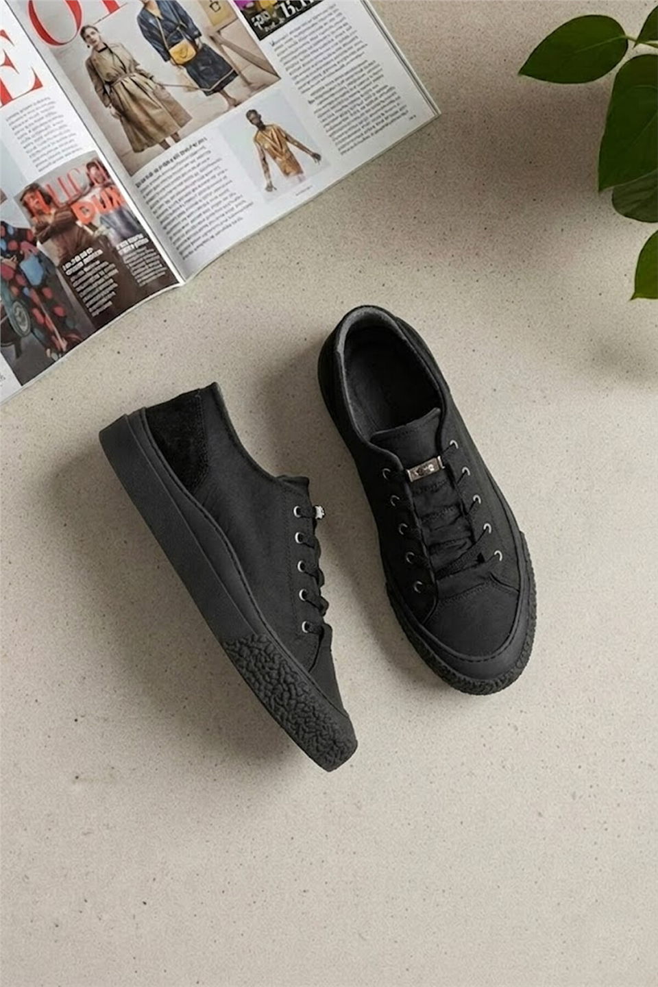 Luciano Bellini 26K-C25817 Mars Erkek Casual Ayakkabı Siyah
