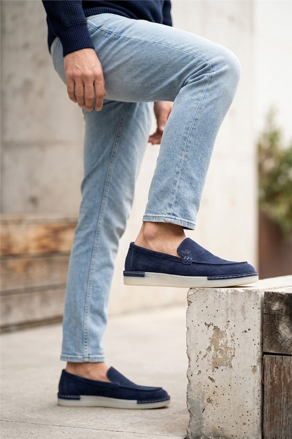 Luciano Bellini 26K-C27711 Formal Erkek Casual Ayakkabı Lacivert