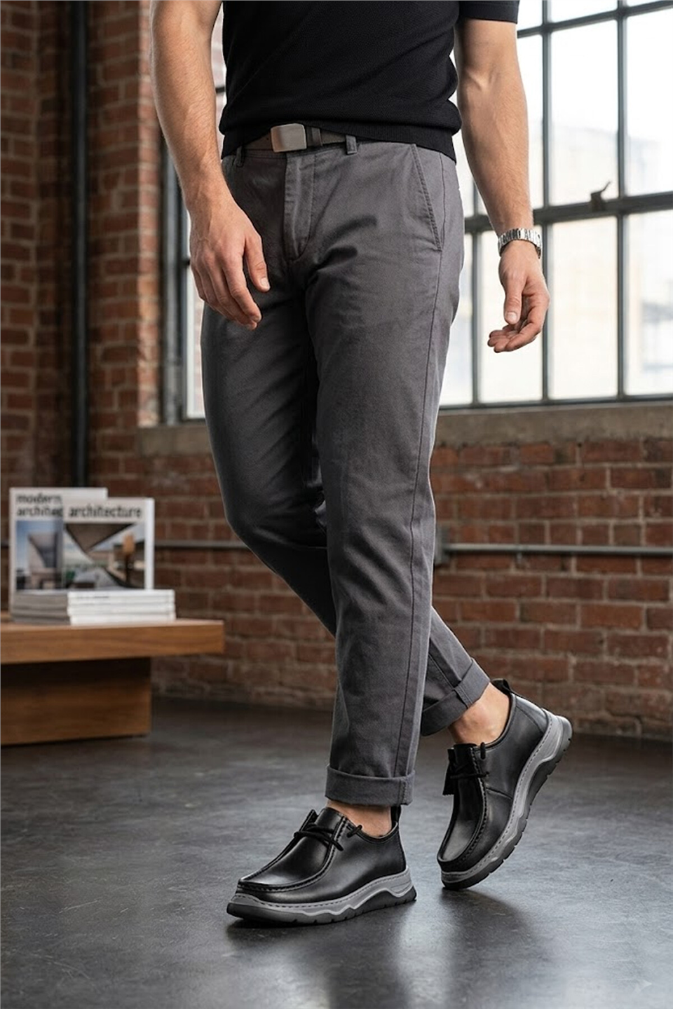 Luciano Bellini 26K-E16403 Formal Erkek Casual Ayakkabı Siyah