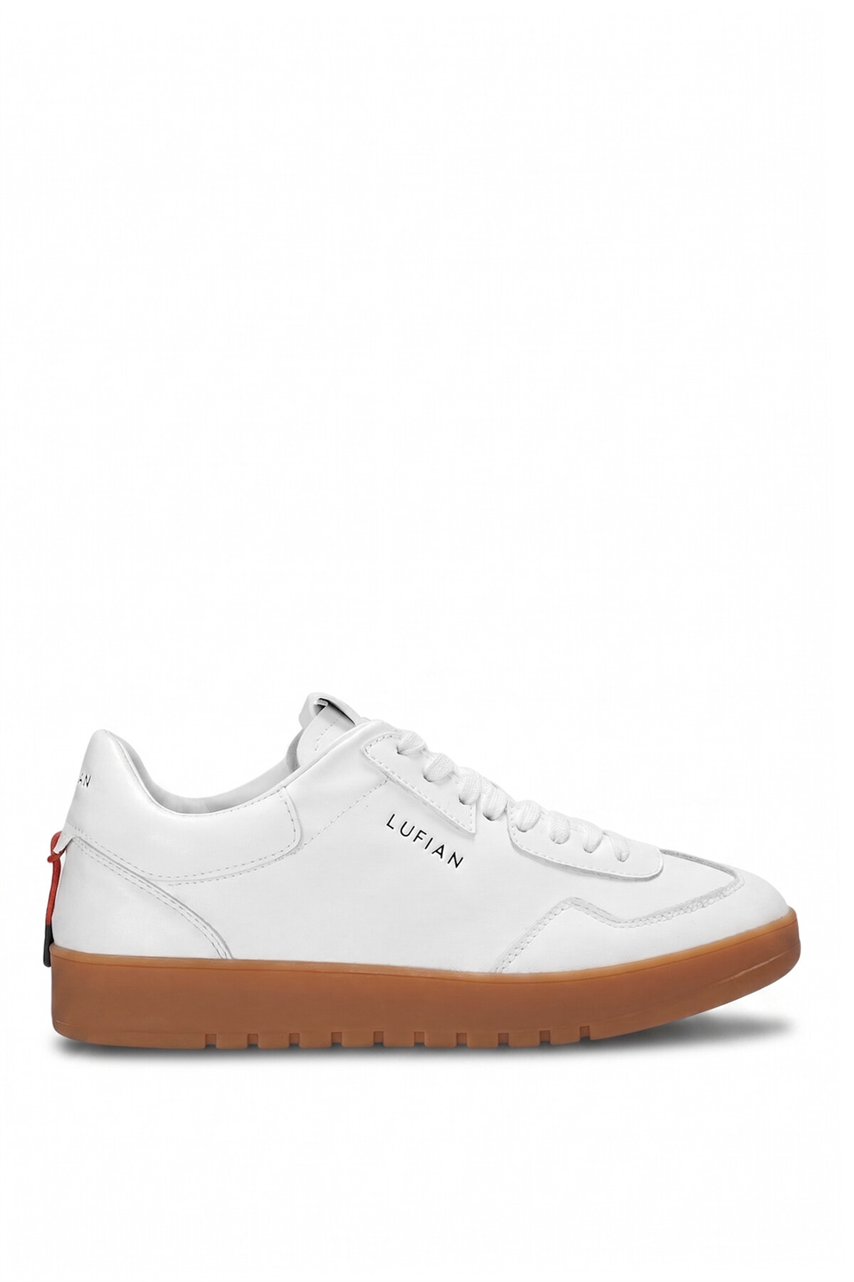 Lufian 111230257 Omar Erkek Hakiki Deri Klasik Sneaker Beyaz