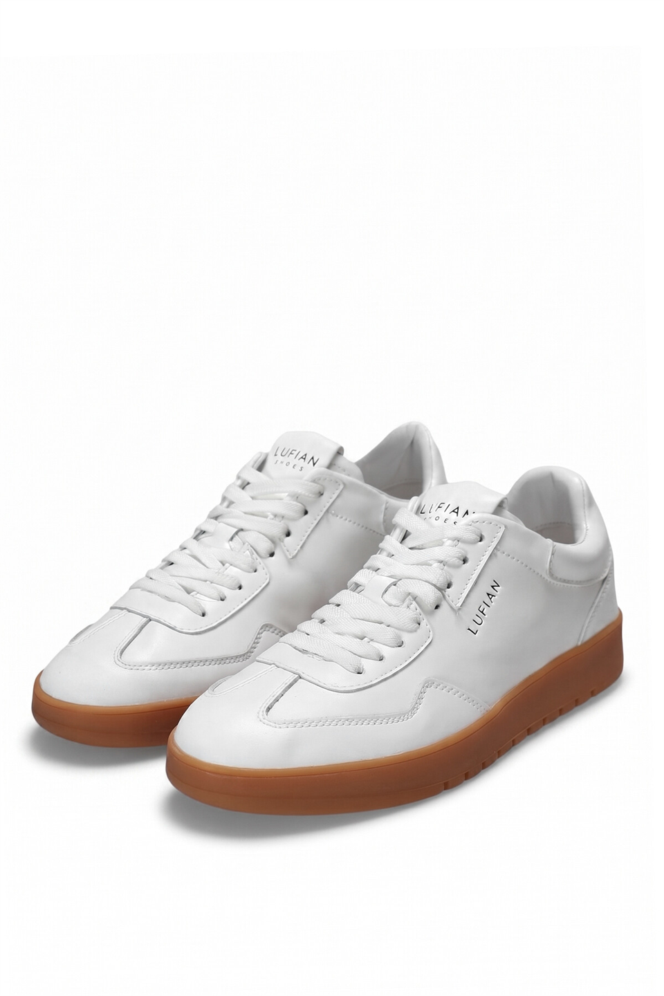 Lufian 111230257 Omar Erkek Hakiki Deri Klasik Sneaker Beyaz