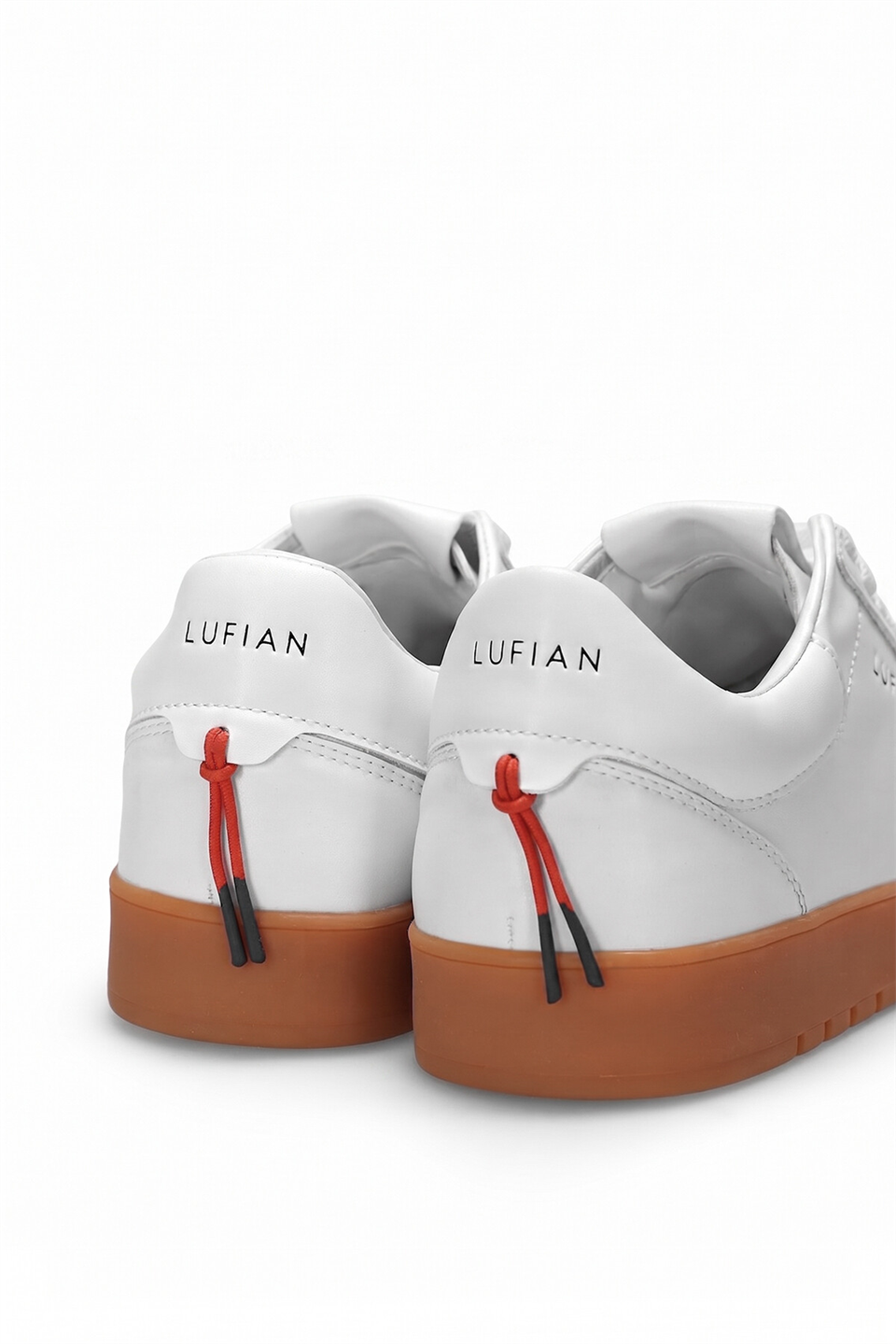 Lufian 111230257 Omar Erkek Hakiki Deri Klasik Sneaker Beyaz