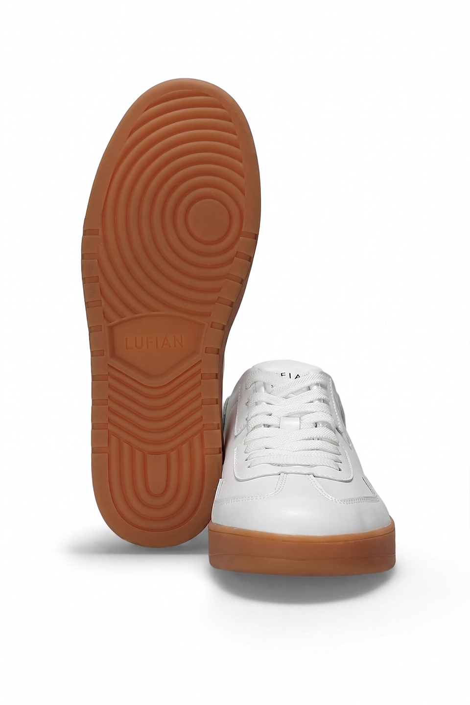 Lufian 111230257 Omar Erkek Hakiki Deri Klasik Sneaker Beyaz