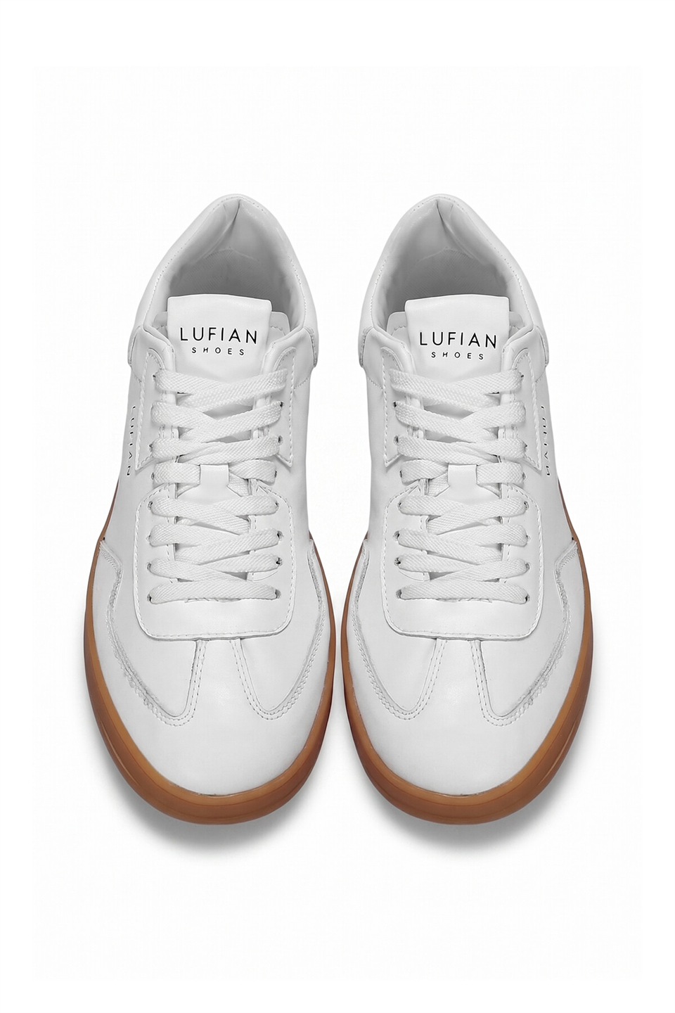 Lufian 111230257 Omar Erkek Hakiki Deri Klasik Sneaker Beyaz