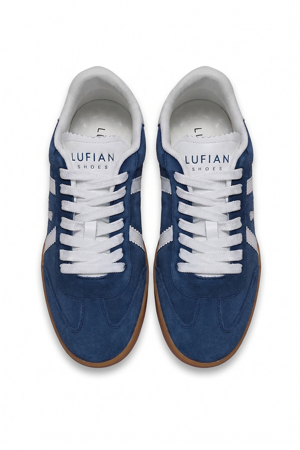 Lufian 111230262 Nelson Erkek Hakiki Deri Klasik Sneaker Lacivert
