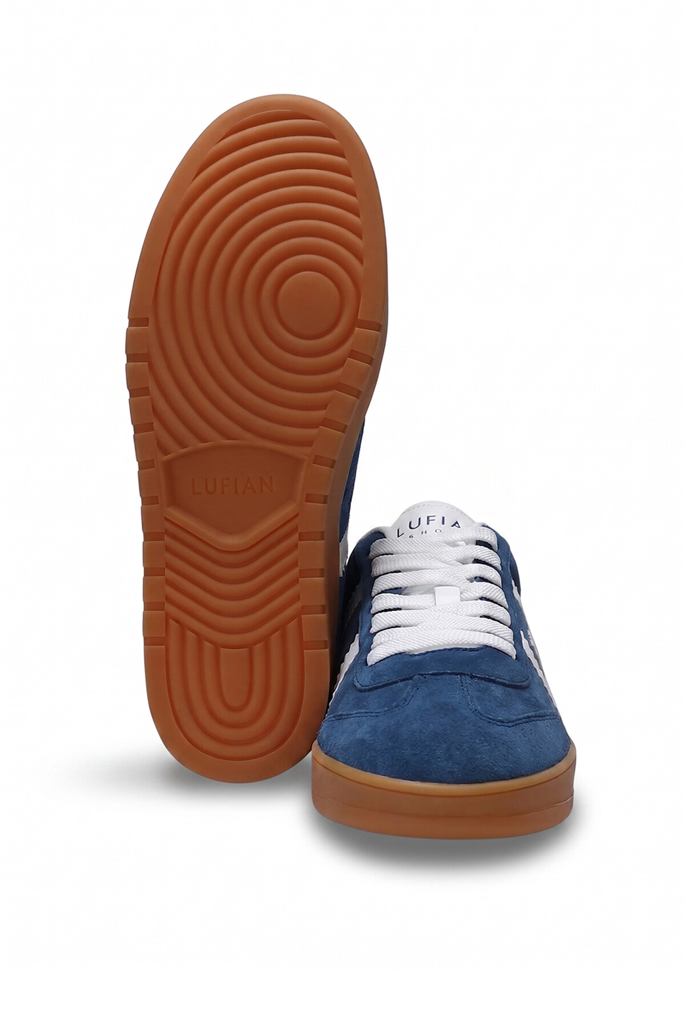 Lufian 111230262 Nelson Erkek Hakiki Deri Klasik Sneaker Lacivert