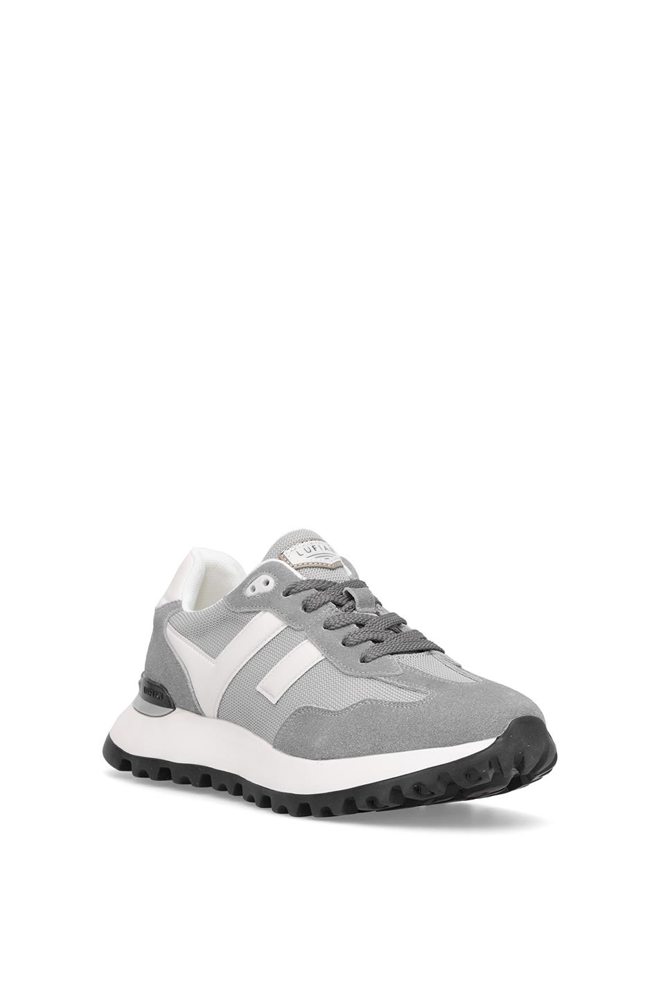 Lufian 111230264 Arthur 25K Erkek Hakiki Deri Klasik Sneaker Gri