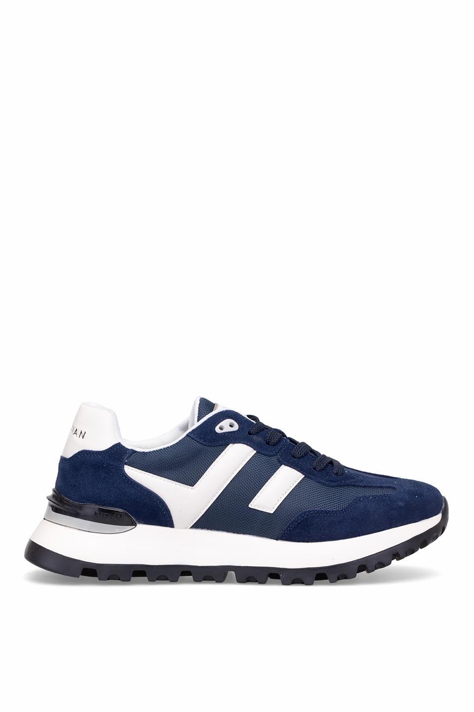 Lufian 111230264 Arthur Erkek Hakiki Deri Klasik Sneaker Lacivert