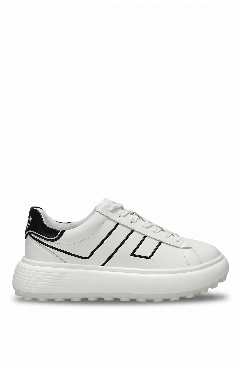 Lufian 111230269 Harold  Erkek Hakiki Deri Klasik Sneaker Beyaz