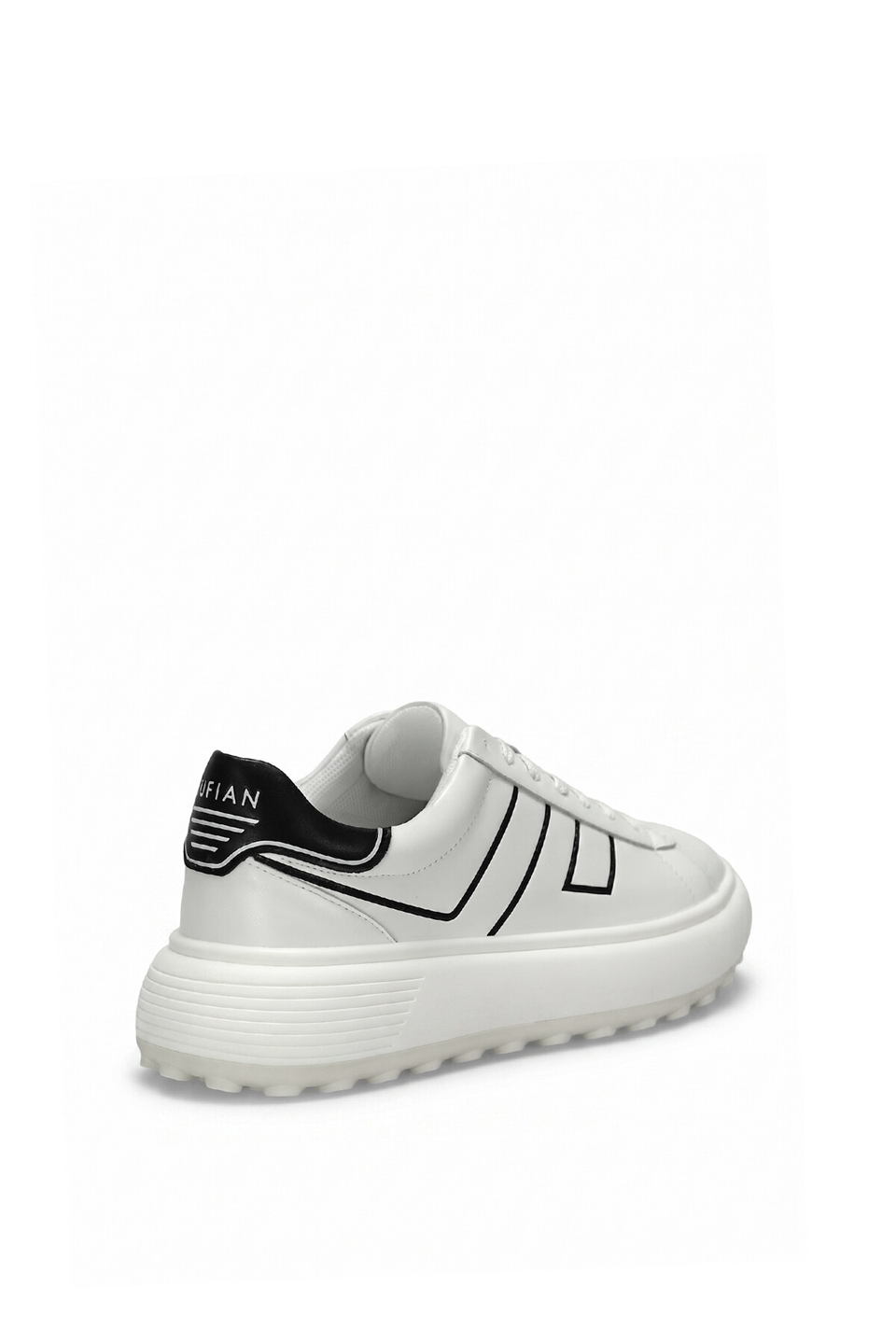 Lufian 111230269 Harold  Erkek Hakiki Deri Klasik Sneaker Beyaz