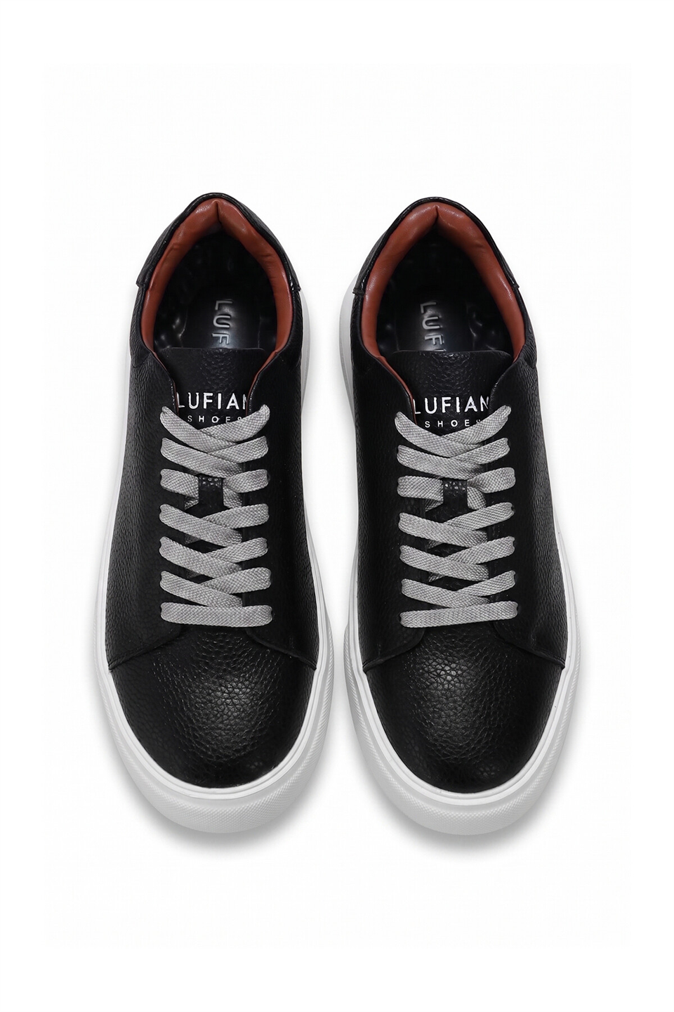 Lufian 111230270 Rainbow Erkek Hakiki Deri Klasik Sneaker Siyah