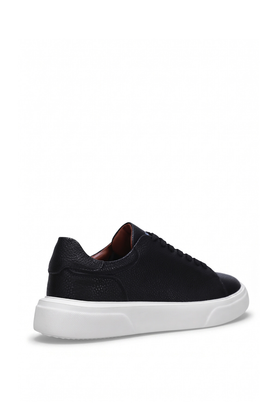 Lufian 111230280 Tommy Erkek Hakiki Deri Klasik Sneaker Siyah