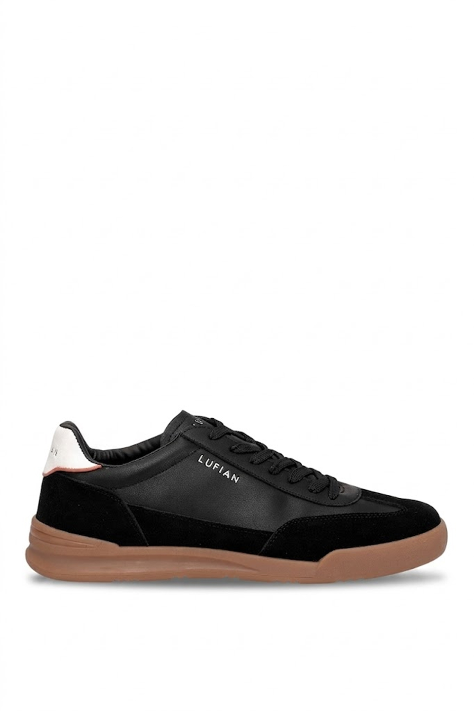 Lufian 111230296 Milo Erkek Hakiki Deri Klasik Sneaker Siyah