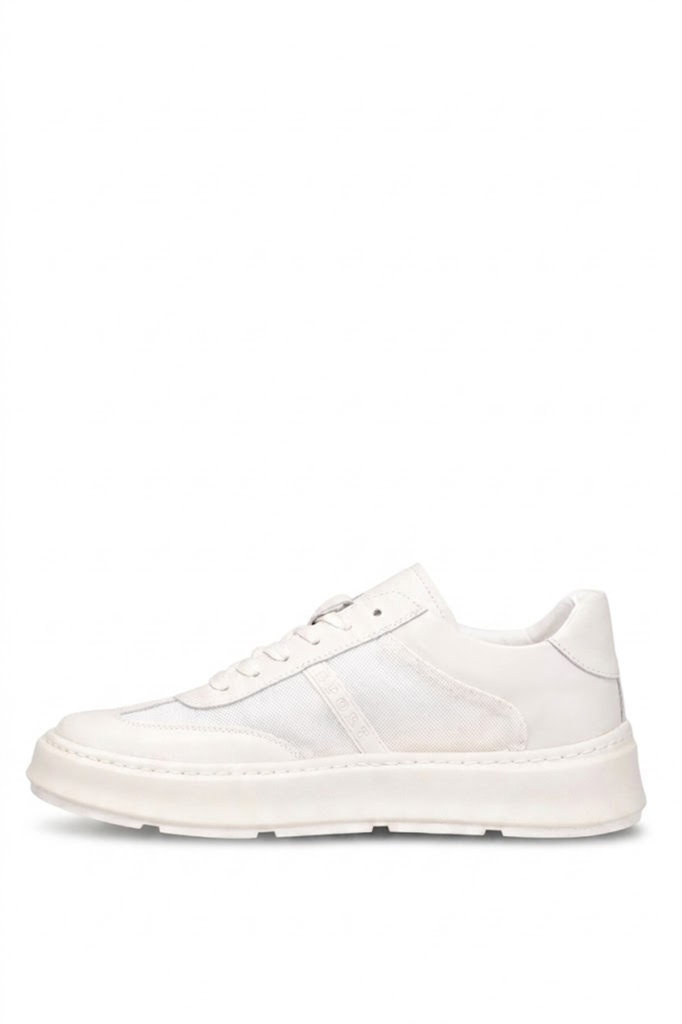 Lufian 111230300 Max Erkek Hakiki Deri Klasik Sneaker Beyaz